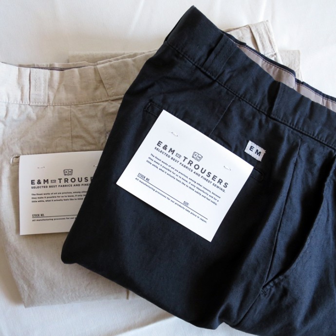 ENDS and MEANS Work Pants Cotton Linen エンズ アンド ミーンズ ワークパンツ コットン リネン