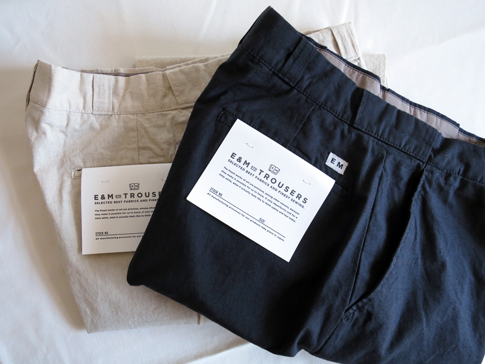 ENDS and MEANS Work Pants Cotton Linen エンズ アンド ミーンズ ワークパンツ コットン リネン