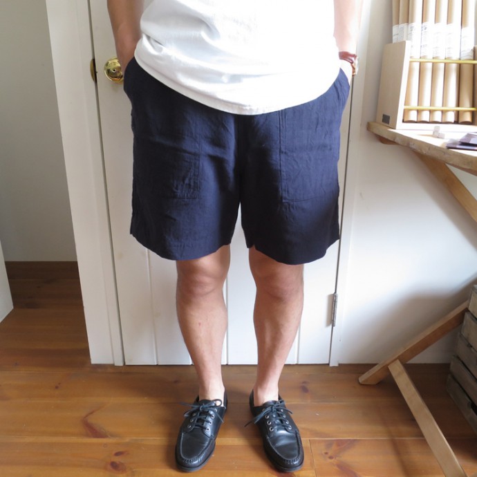 ENDS and MEANS Easy Baker Shorts / Linen エンズアンドミーンズ イージーベイカーショーツ リネン