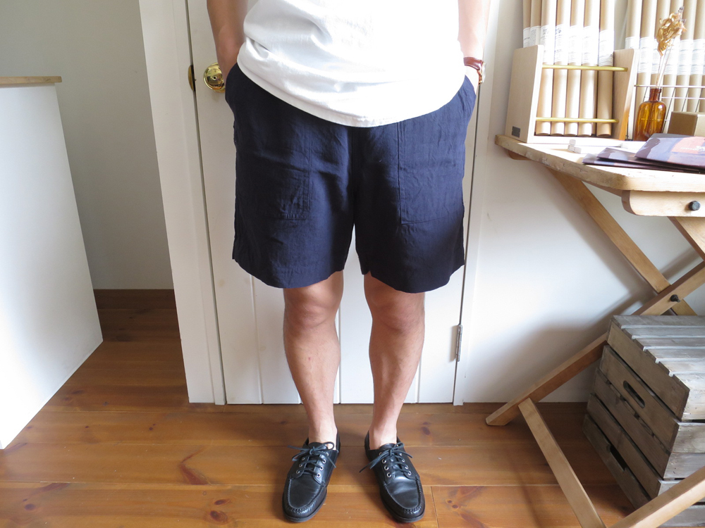 ENDS and MEANS Easy Baker Shorts / Linen エンズアンドミーンズ イージーベイカーショーツ リネン