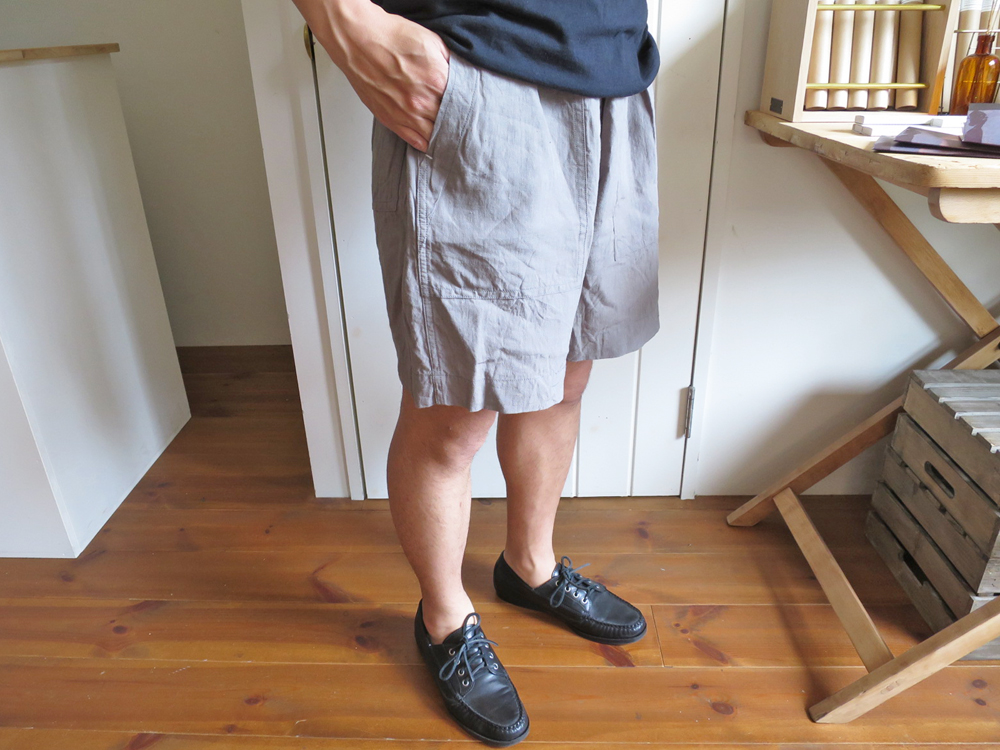 ENDS and MEANS Easy Baker Shorts / Linen エンズアンドミーンズ イージーベイカーショーツ リネン