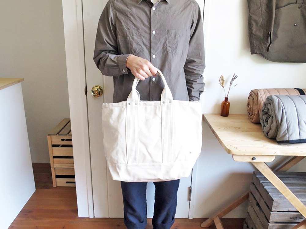 ENDS and MEANS 2way Tote Bag / Natural エンズアンドミーンズ 2ウェイ トートバッグ / ナチュラル