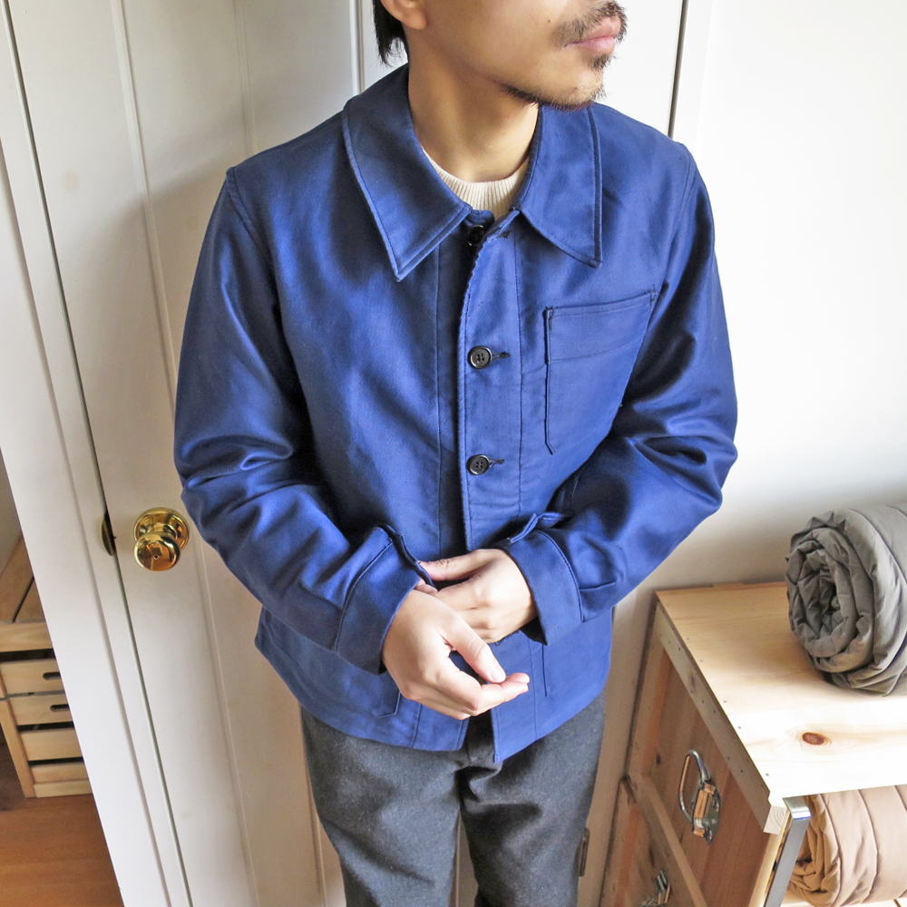 50's French Work Jacket / Dead Stock | Suitable