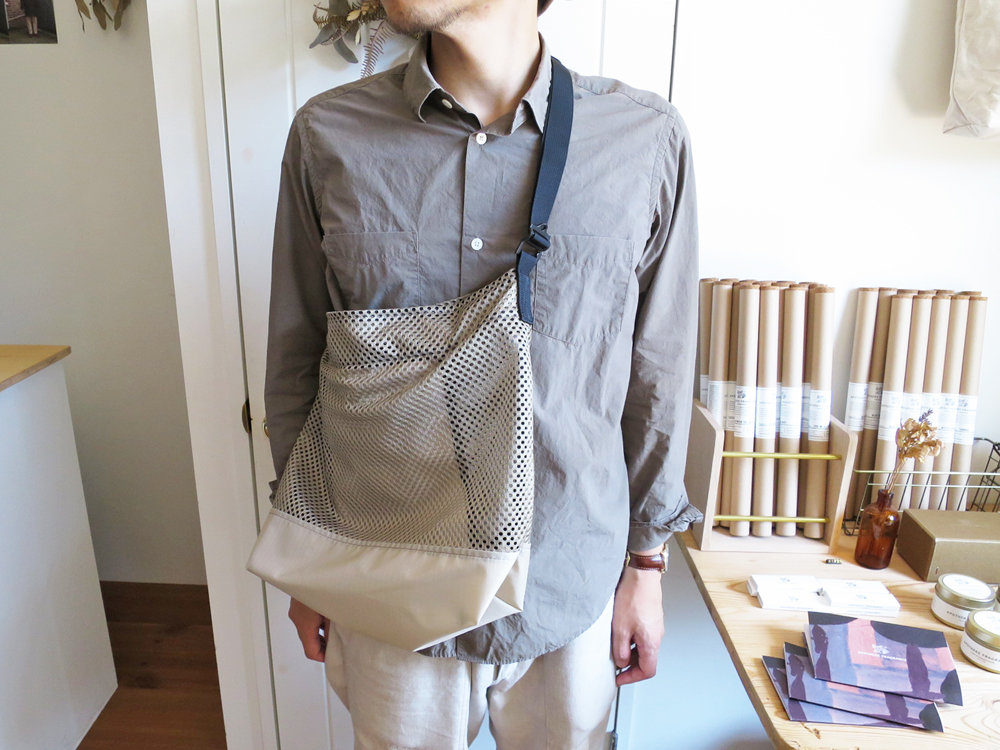 ENDS and MEANS Mesh Shoulder Bag エンズアンドミーンズ メッシュ ショルダー バッグ