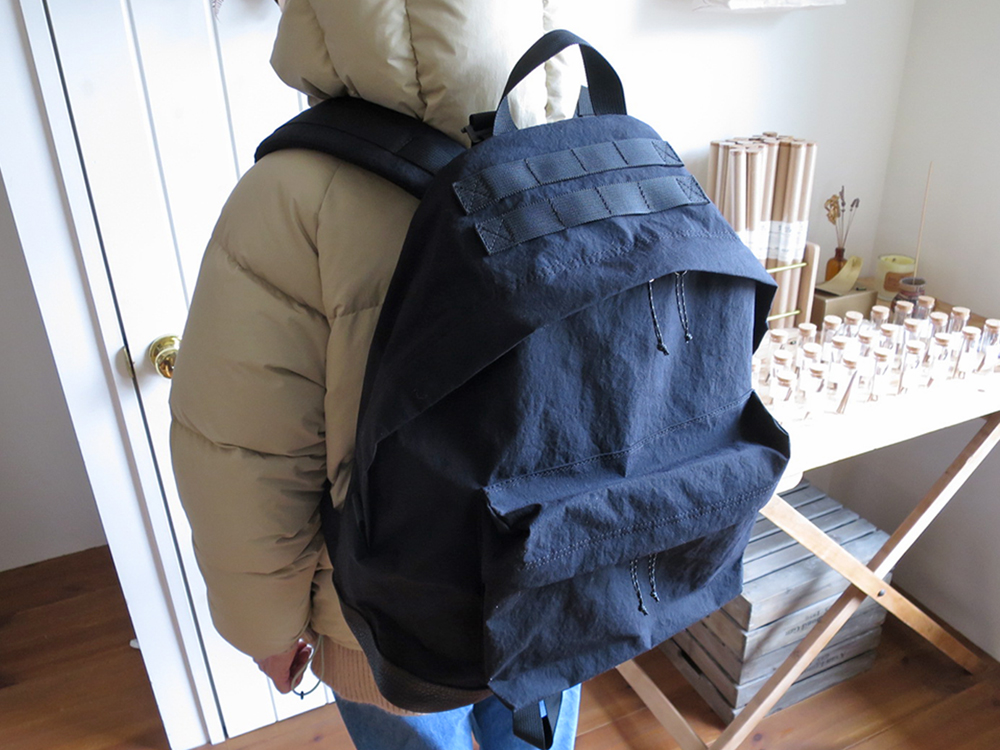ENDS and MEANS Daytrip Back Pack / with Leather エンズアンドミーンズ デイトリップ バックパック リュック 底レザー