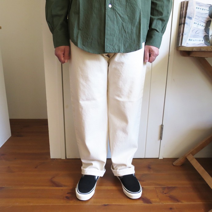 ENDS and MEANS  5 Pockets Denim / Natural  エンズアンドミーンズ 5 ポケット デニム / ホワイトデニム