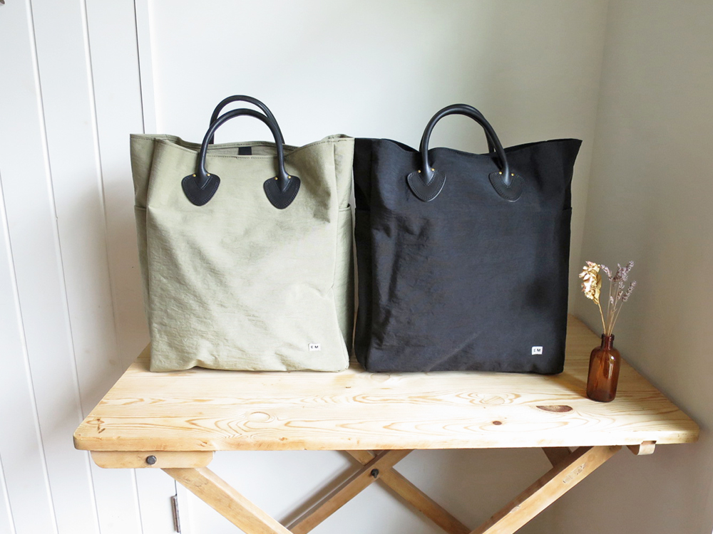 ENDS and MEANS Handle Bag / Nylon & Leather エンズアンドミーンズ ハンドルバッグ / トートバッグ
