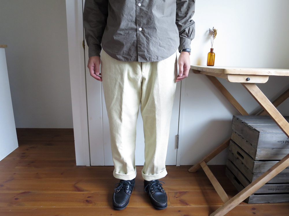 ENDS and MEANS Grandpa Cord Trousers / STANDARD LINE エンズアンドミーンズ グランパ コード トラウザー / スタンダードライン