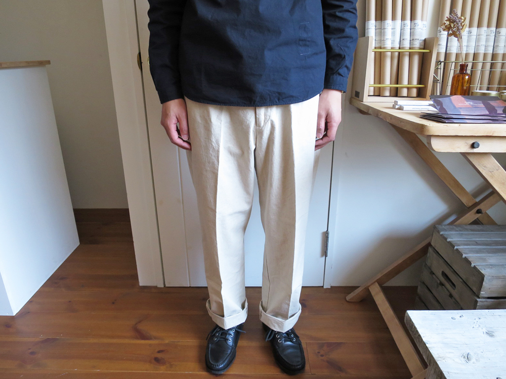 ENDS and MEANS Work Pants Cotton Linen エンズ アンド ミーンズ ワークパンツ コットン リネン