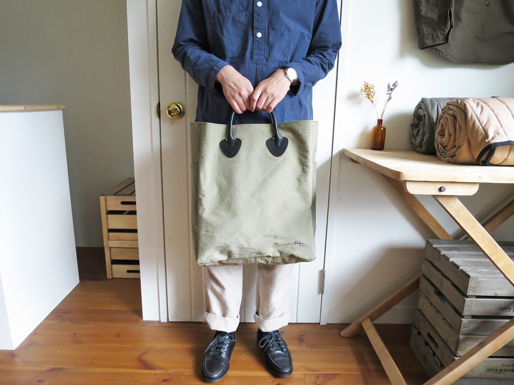 ENDS and MEANS Handle Bag / Nylon & Leather エンズアンドミーンズ ハンドルバッグ / トートバッグ