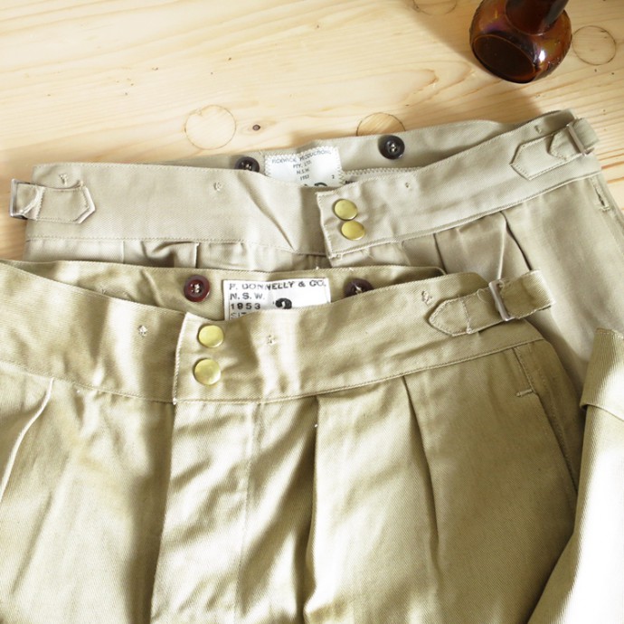 Australian Army / 50's Gurkha Chino Trousers Dead Stock オーストラリア軍 グルカ チノ トラウザー / デッドストック