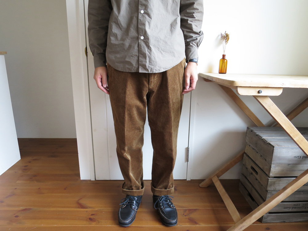 ENDS and MEANS Grandpa Cord Trousers / STANDARD LINE エンズアンドミーンズ グランパ コード トラウザー / スタンダードライン