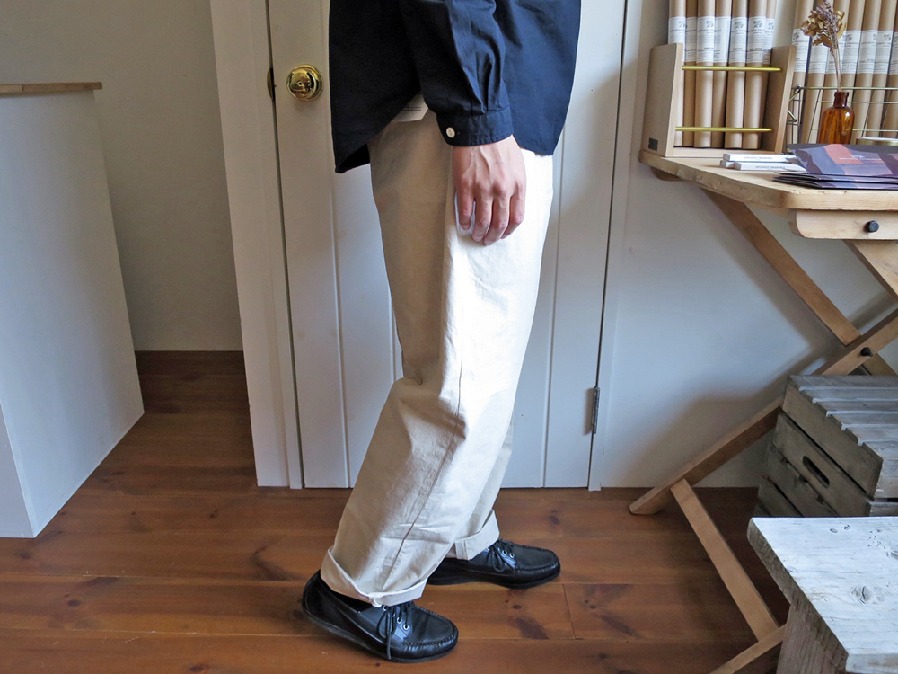 ENDS and MEANS Work Pants Cotton Linen エンズ アンド ミーンズ ワークパンツ コットン リネン