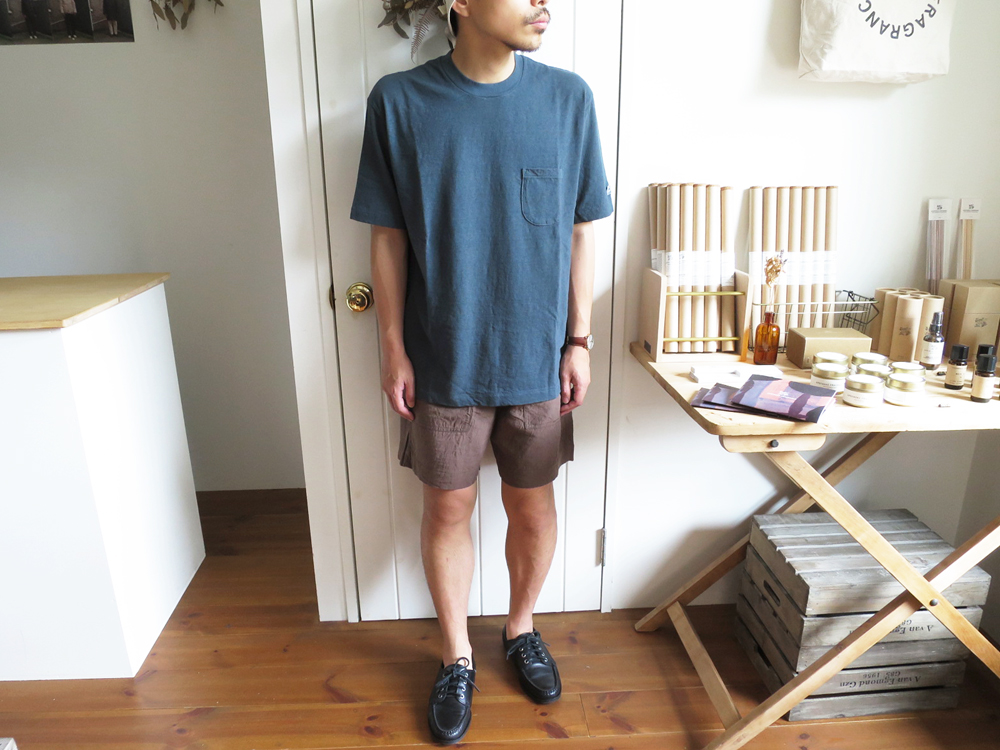 ENDS and MEANS Easy Baker Shorts / Linen エンズアンドミーンズ イージーベイカーショーツ リネン