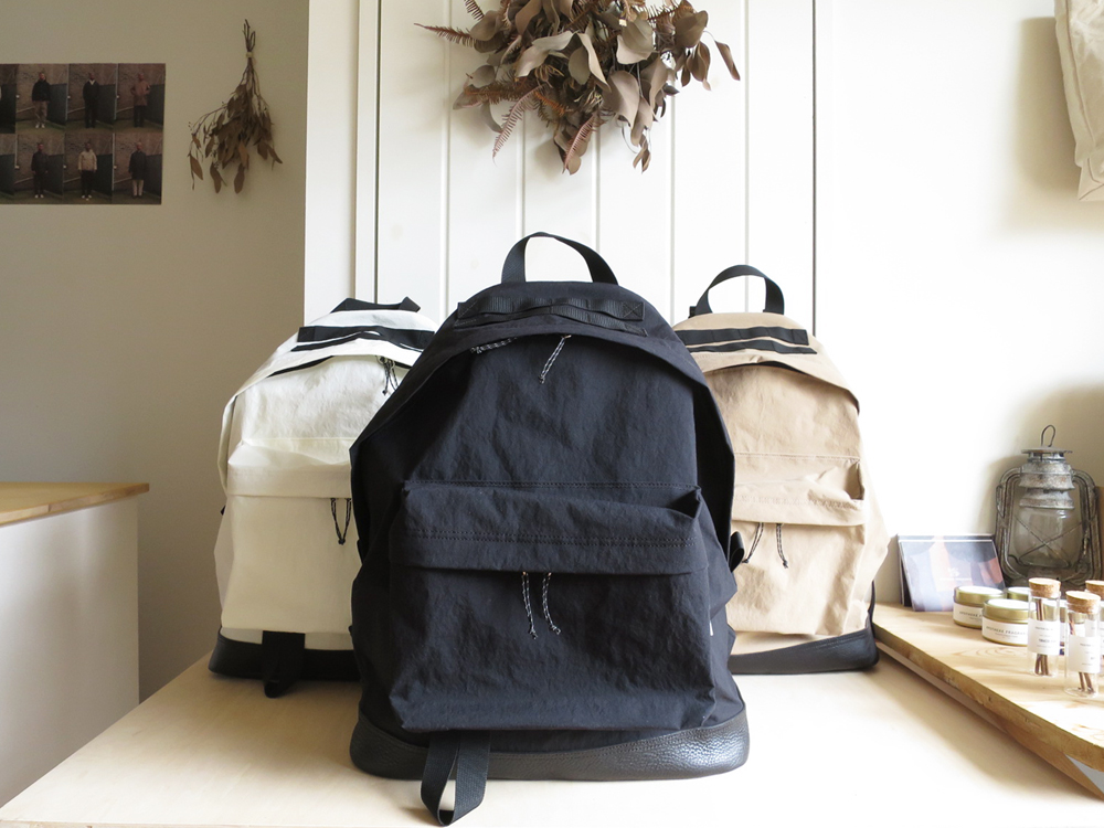 ENDS and MEANS Daytrip Back Pack / with Leather エンズアンドミーンズ デイトリップ バックパック リュック 底レザー