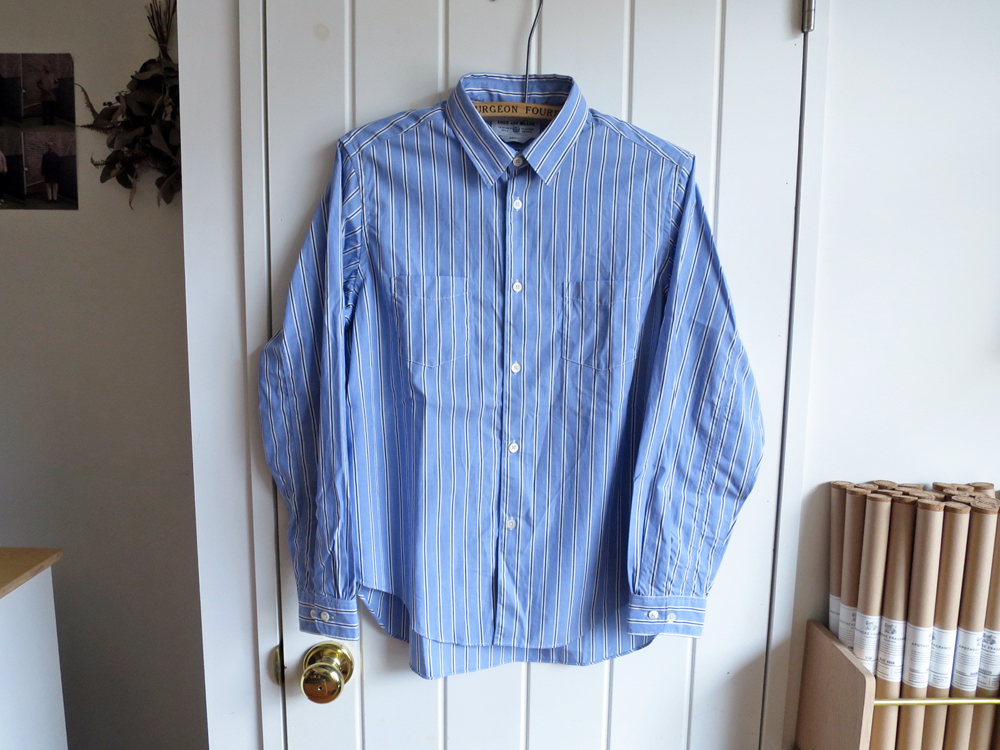 ENDS and MEANS Aldous Shirts Stripe エンズアンドミーンズ オルダスシャツ ストライプ