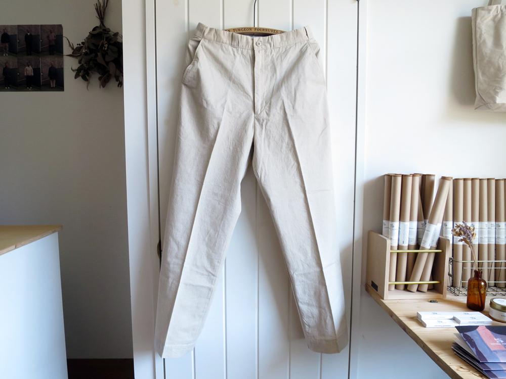 ENDS and MEANS Work Pants Cotton Linen エンズ アンド ミーンズ ワークパンツ コットン リネン