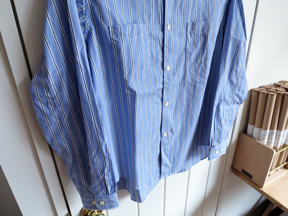 ENDS and MEANS Aldous Shirts Stripe エンズアンドミーンズ オルダスシャツ ストライプ