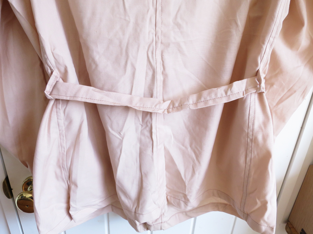 Greece Army / Hospital Jacket – Pink Beige Dead Stock ギリシャ軍 ホスピタルジャケット デッドストック ピンク ベージュ