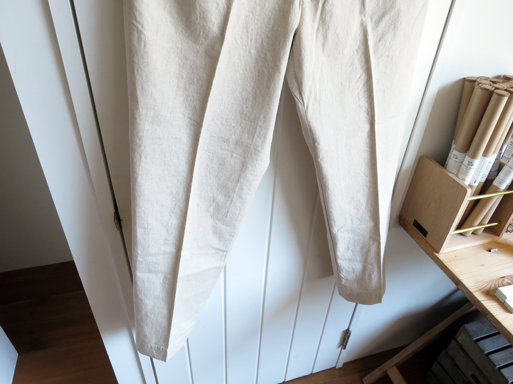 ENDS and MEANS Work Pants Cotton Linen エンズ アンド ミーンズ ワークパンツ コットン リネン