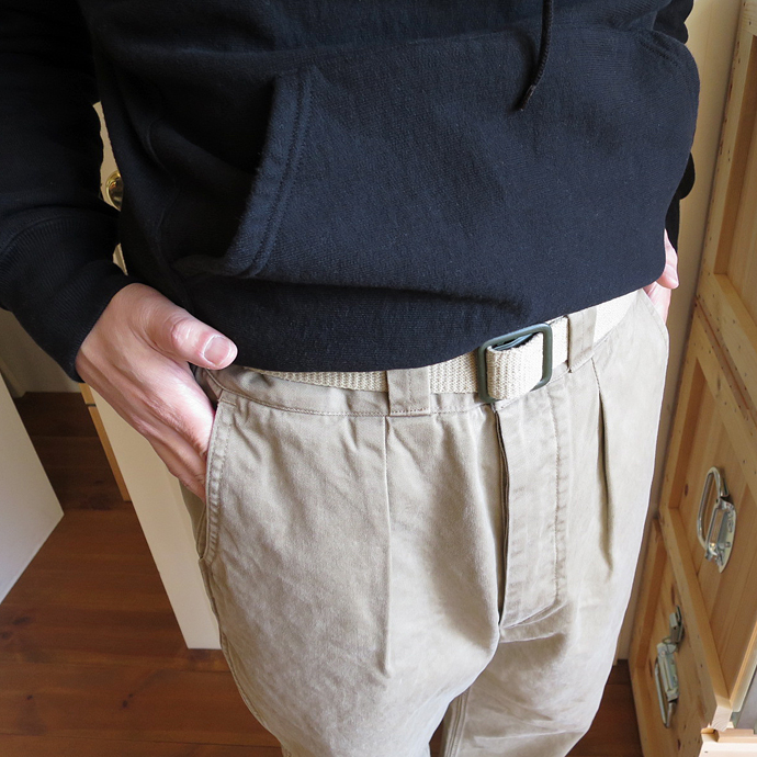 FRENCH ARMY Canvas Belt Dead Stock フランス軍 キャンバス ベルト デッドストック