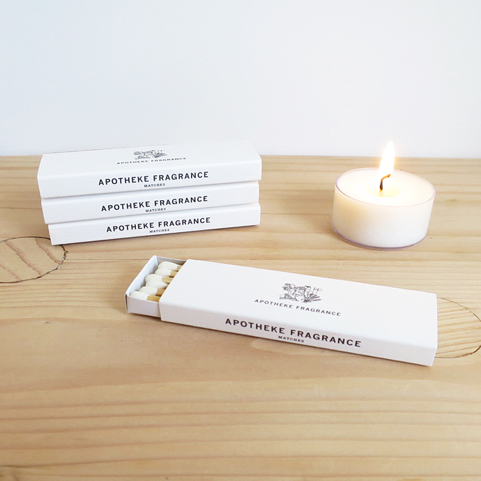 APOTHEKE FRAGRANCE 8inch MATCHES TEA LIGHT CANDLE アポテーケ フレグランス マッチ ティー ライト キャンドル