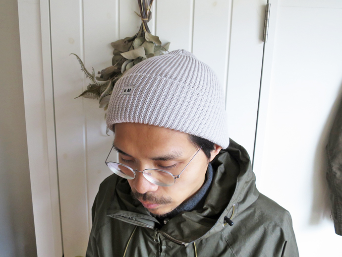 ENDS and MEANS Watch Cap / Cotton Linen 18SS  エンズアンドミーンズ ワッチキャップ コットン・リネン  / ニットキャップ
